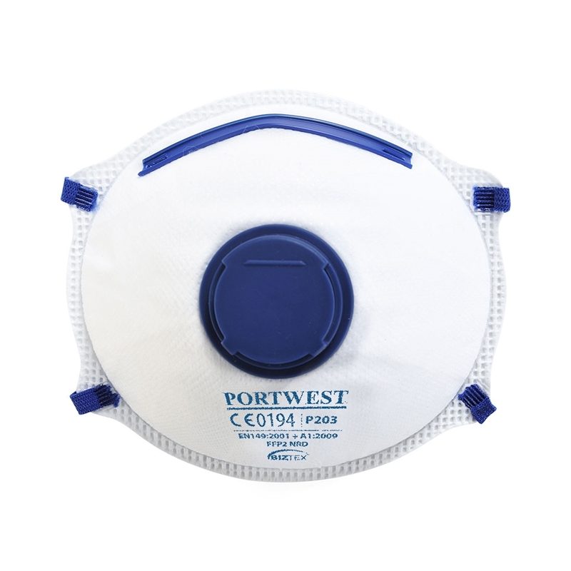 [P203] FFP2 Valved Dolomite Respirator (Pk10)