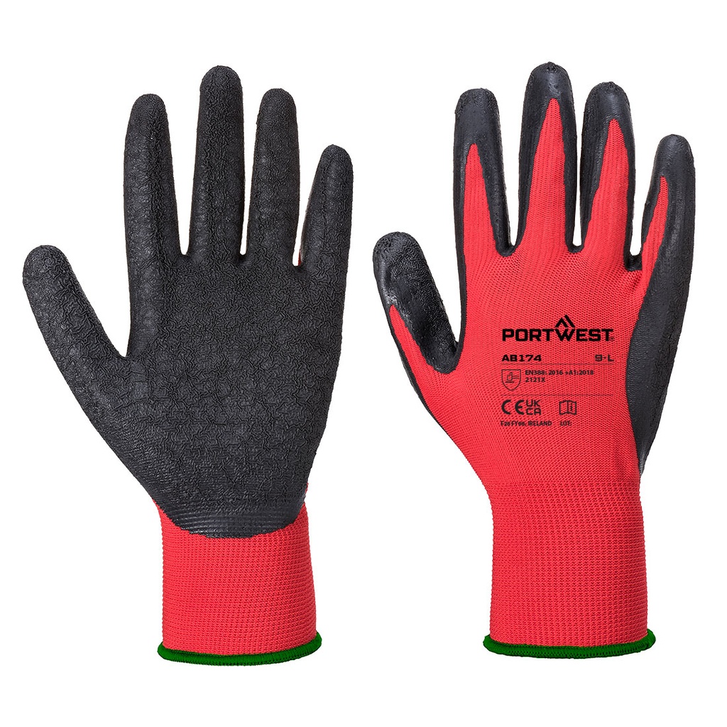 [AB174R8RS] Grip 13 Latex Crinkle Essential Multipack (Pk12) (S)