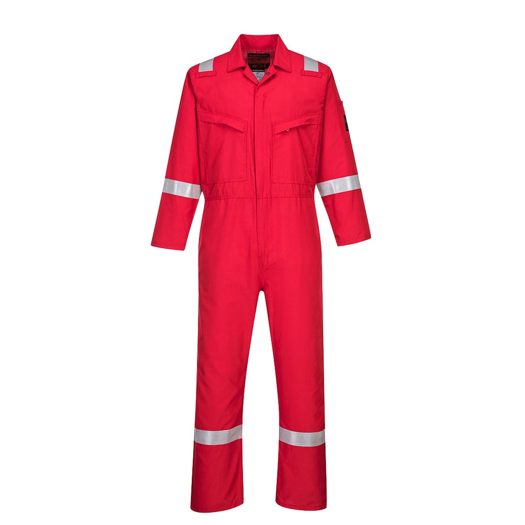 [AF73RER32] Araflame Work Lightweight FR Coverall (32, Red)