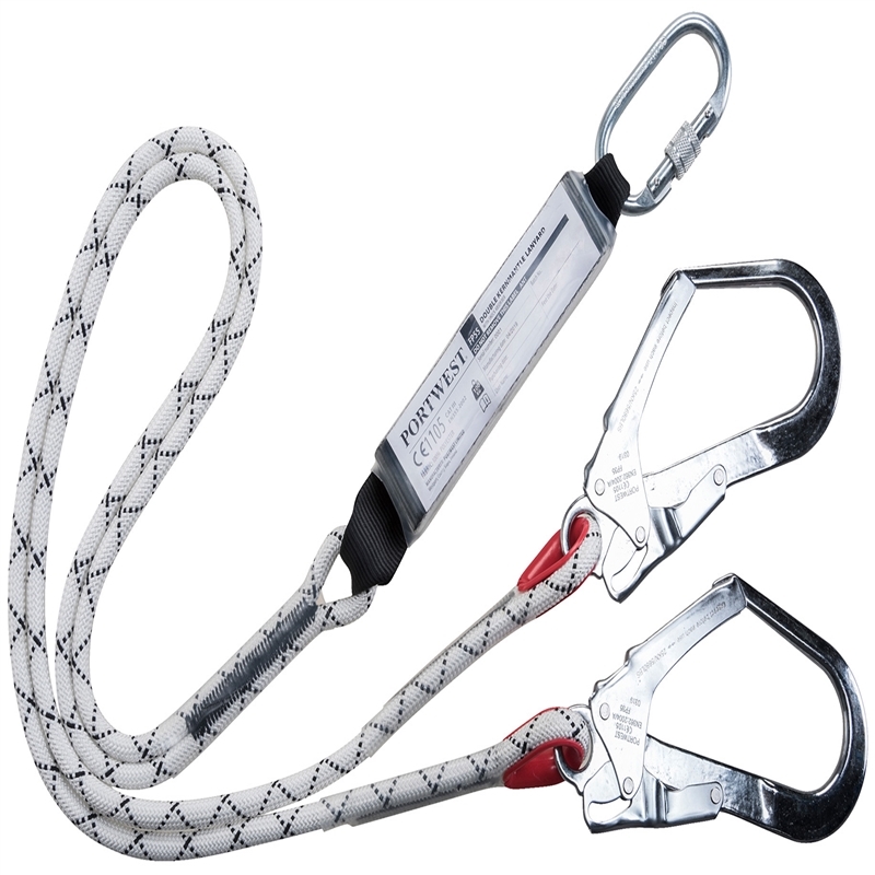 [FP55] Double Kernmantle Lanyard With Shock Absorber