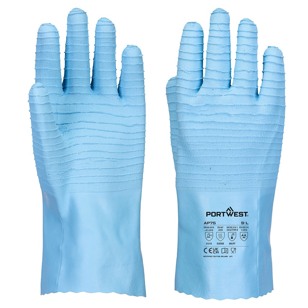 [AP75BLUS] FD Chemical B Latex Gauntlet (S)