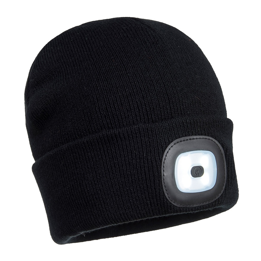 [B029BKR] Rechargeable LED Beanie (Black)