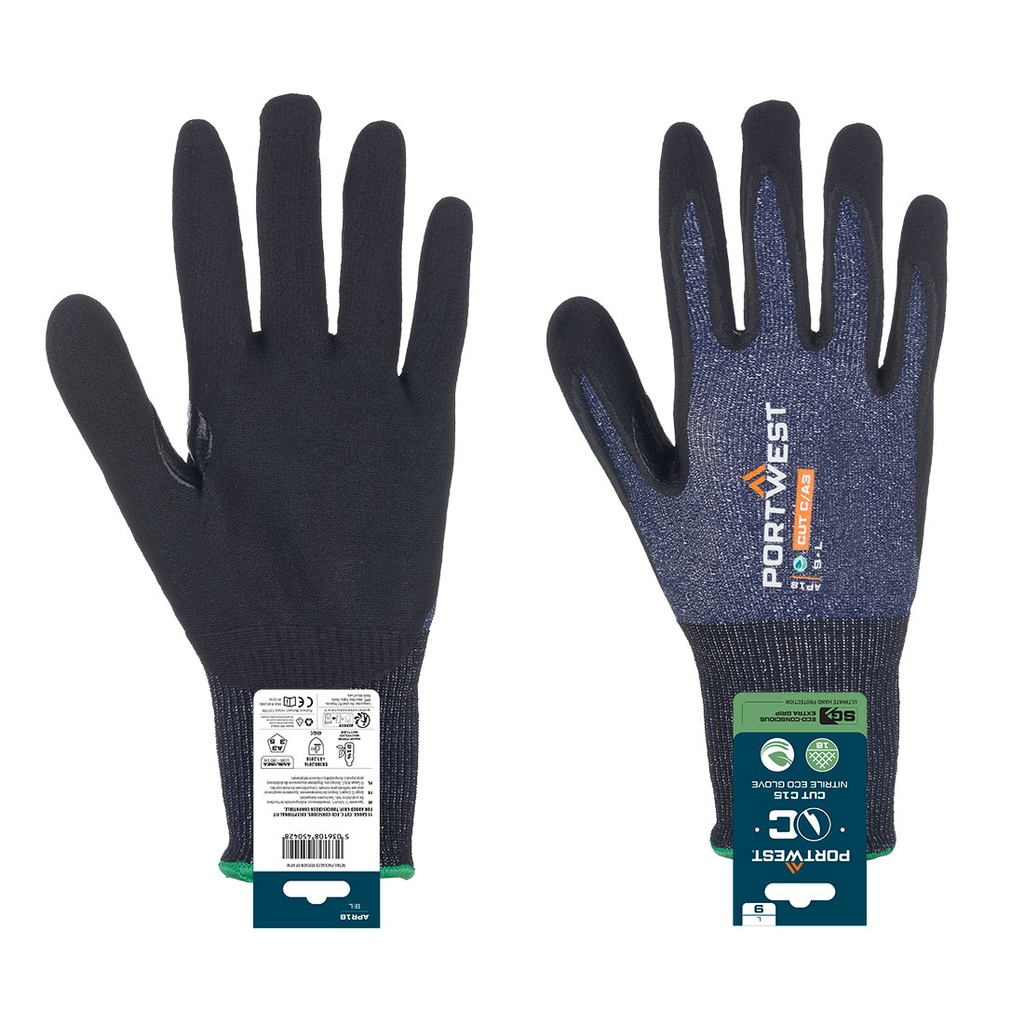 [APR18B8RXS] SG Cut C15 Nitrile Glove (Retail) (XS)