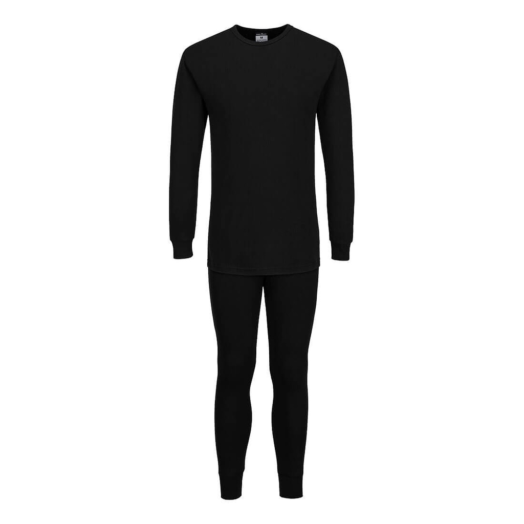 [B127BKRXS] Thermal Base Layer Set (XS, Black)