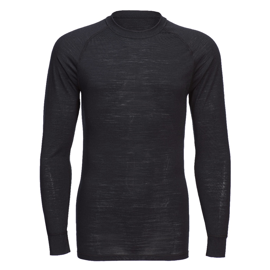 Merino Wool Crewneck Baselayer Top (S)