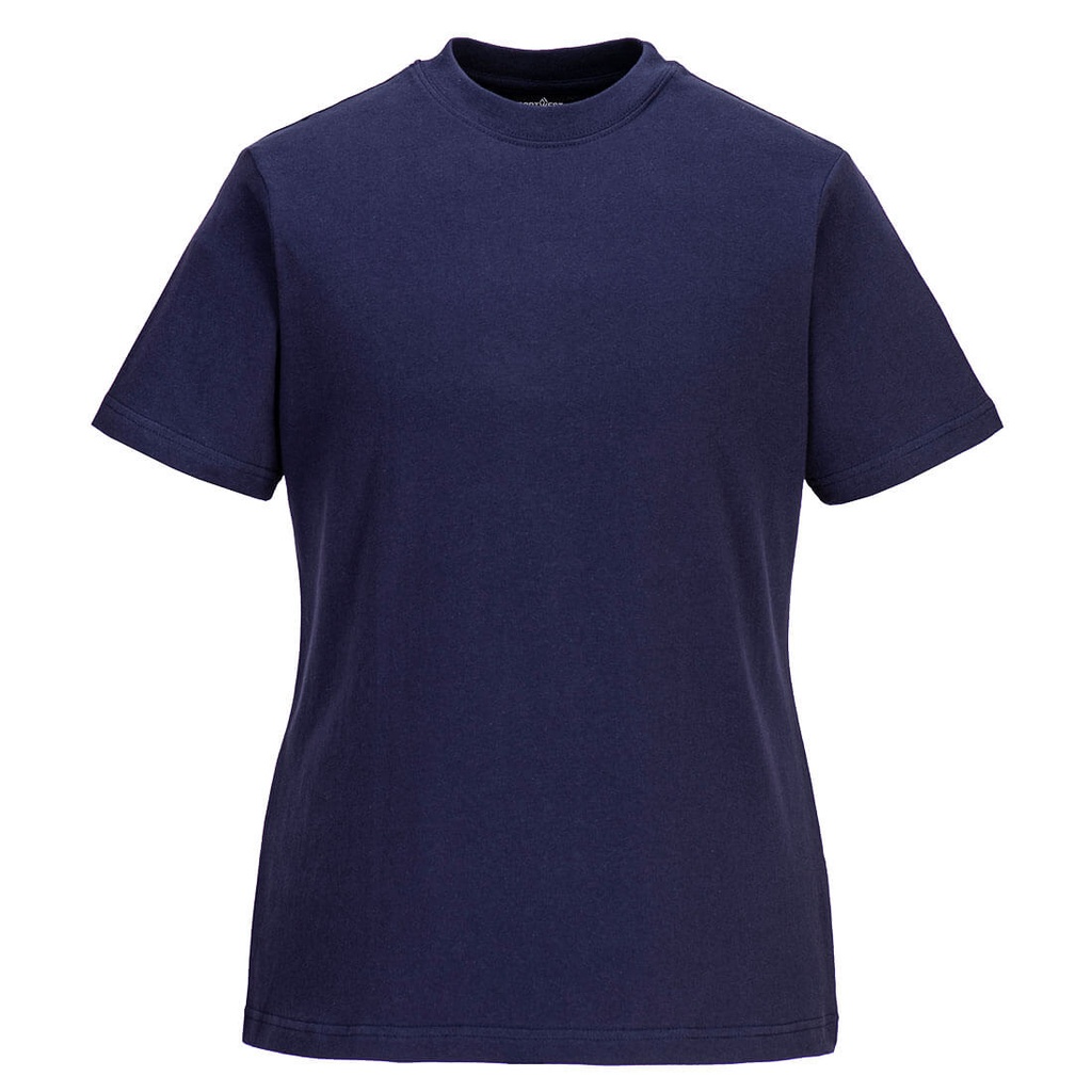 [B192NARL] Women's Cotton T-Shirt S/S (L, Navy)