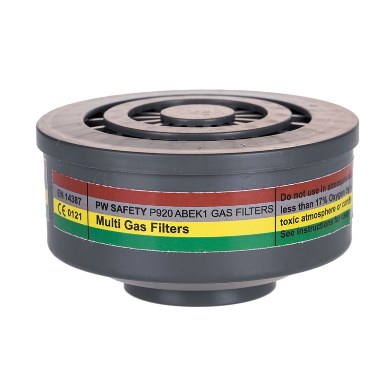 [P920] ABEK1 Gas Filter Special Thread Connection (Pk4)
