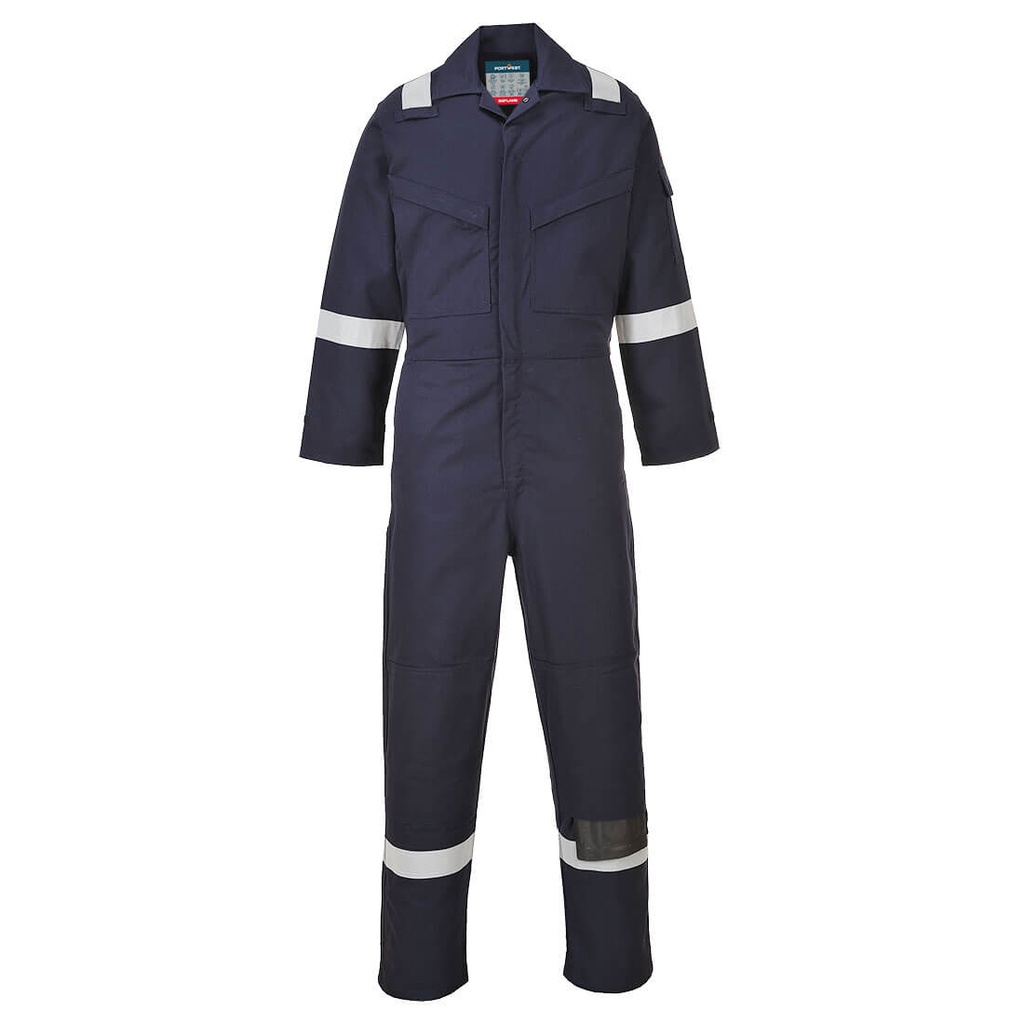 [FF50NVR36] Bizflame Work FR Coverall (Navy, 36)