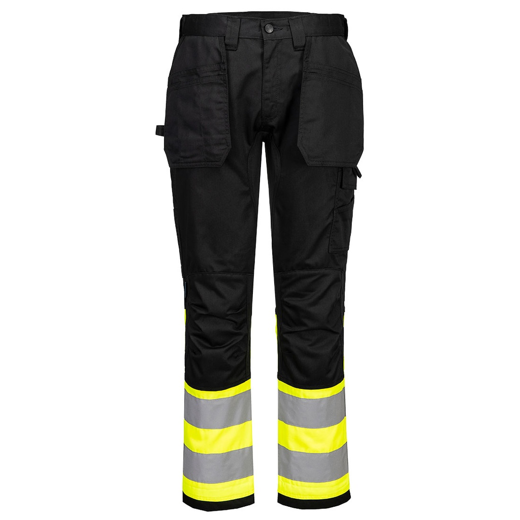 [CD858YBR28] WX2 Eco Hi-Vis Holster Trouser Class 1 (28, Yellow/Black)