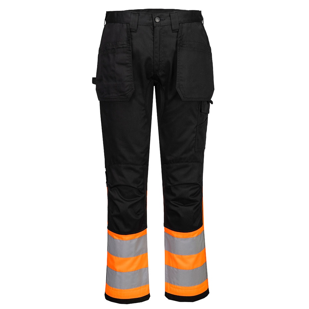 WX2 Eco Hi-Vis Holster Trouser Class 1 (28, Yellow/Black)