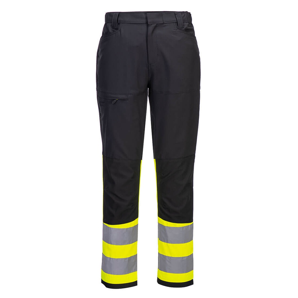 [CD888YBR28] WX2 Eco Hi-Vis Class 1 Service Trousers (28, Yellow/Black)