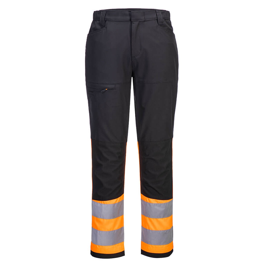 WX2 Eco Hi-Vis Class 1 Service Trousers (28, Yellow/Black)
