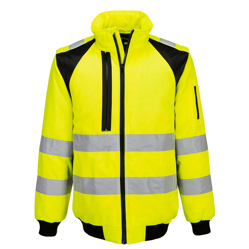 [CD898YBRS] WX2 Hi-Vis 2-in-1 Pilot Jacket (S, Yellow/Black)