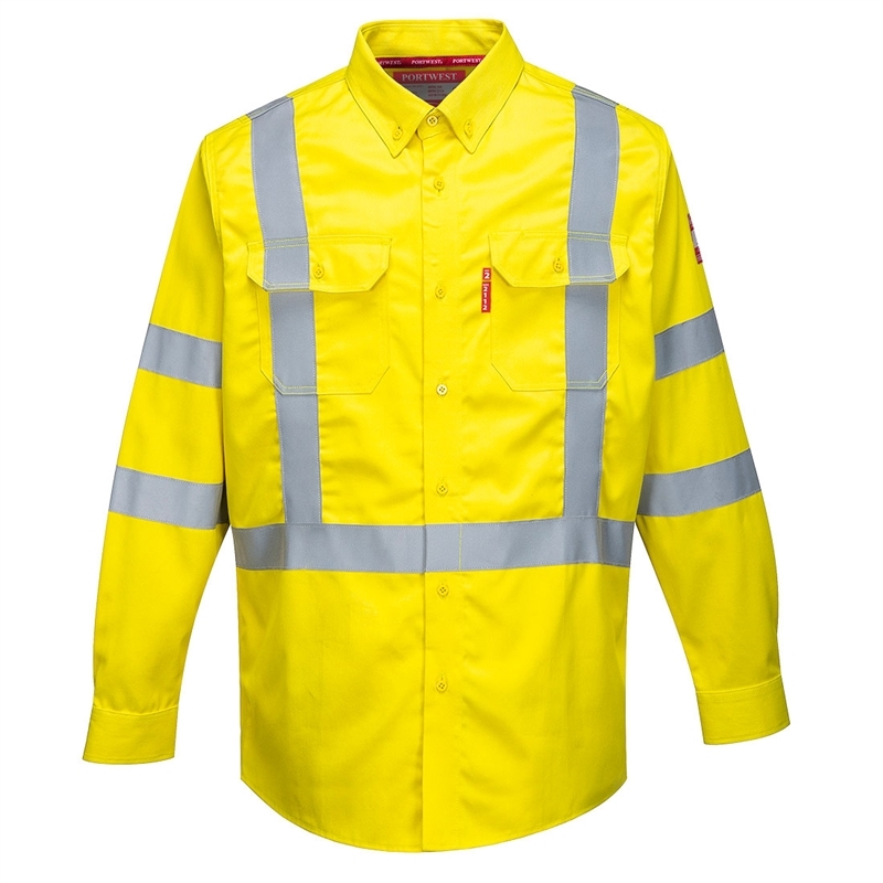 [FR95YERS] Bizflame 88/12 Hi-Vis FR Shirt (S)