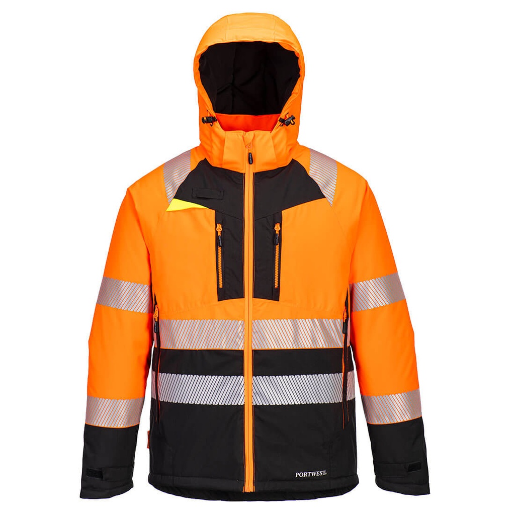 DX4 Hi-Vis Class 2 Winter Jacket (S, Yellow/Black)