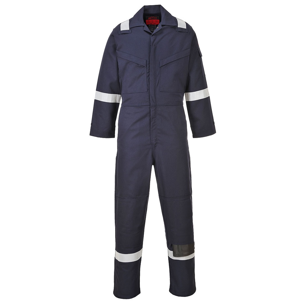 [AF53NVR36] Araflame Work Lightweight FR Coverall (Navy, 36)