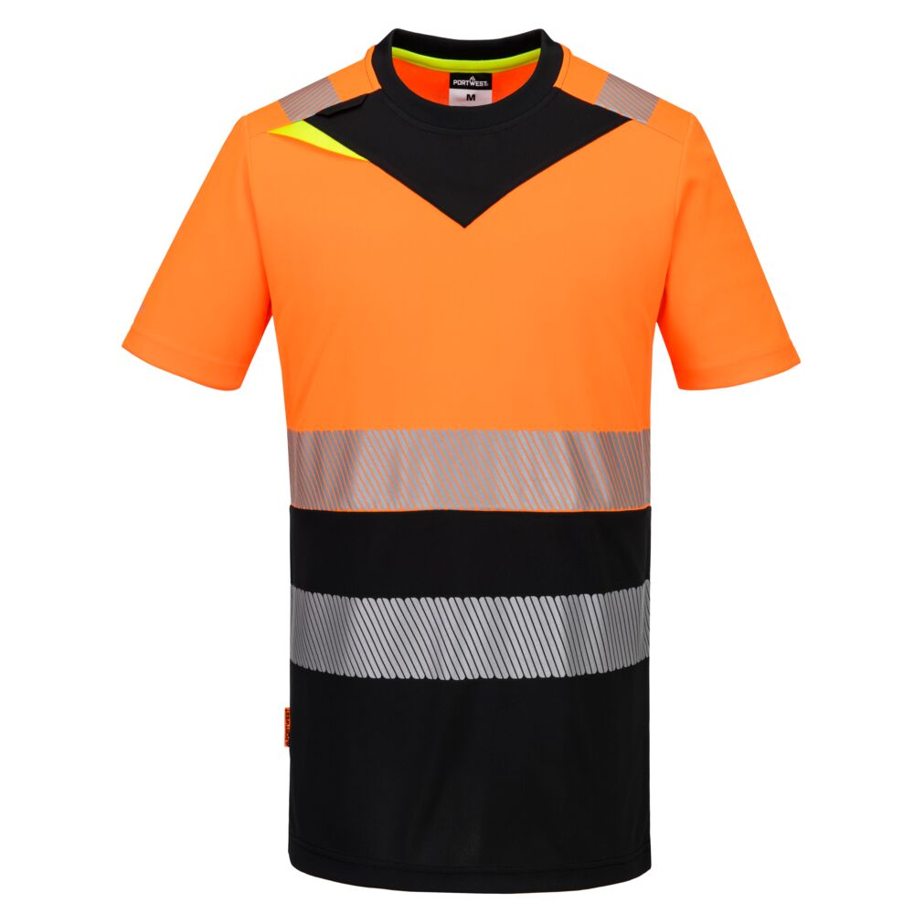 DX4 Hi-Vis Class 1 T-Shirt S/S (S, Yellow/Black)