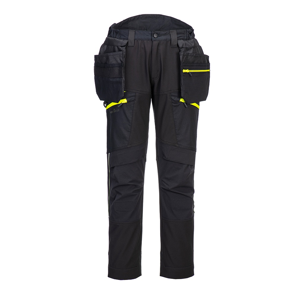 [DX450BKR28] DX4 Softshell Holster Trousers (3L) (28, Black)