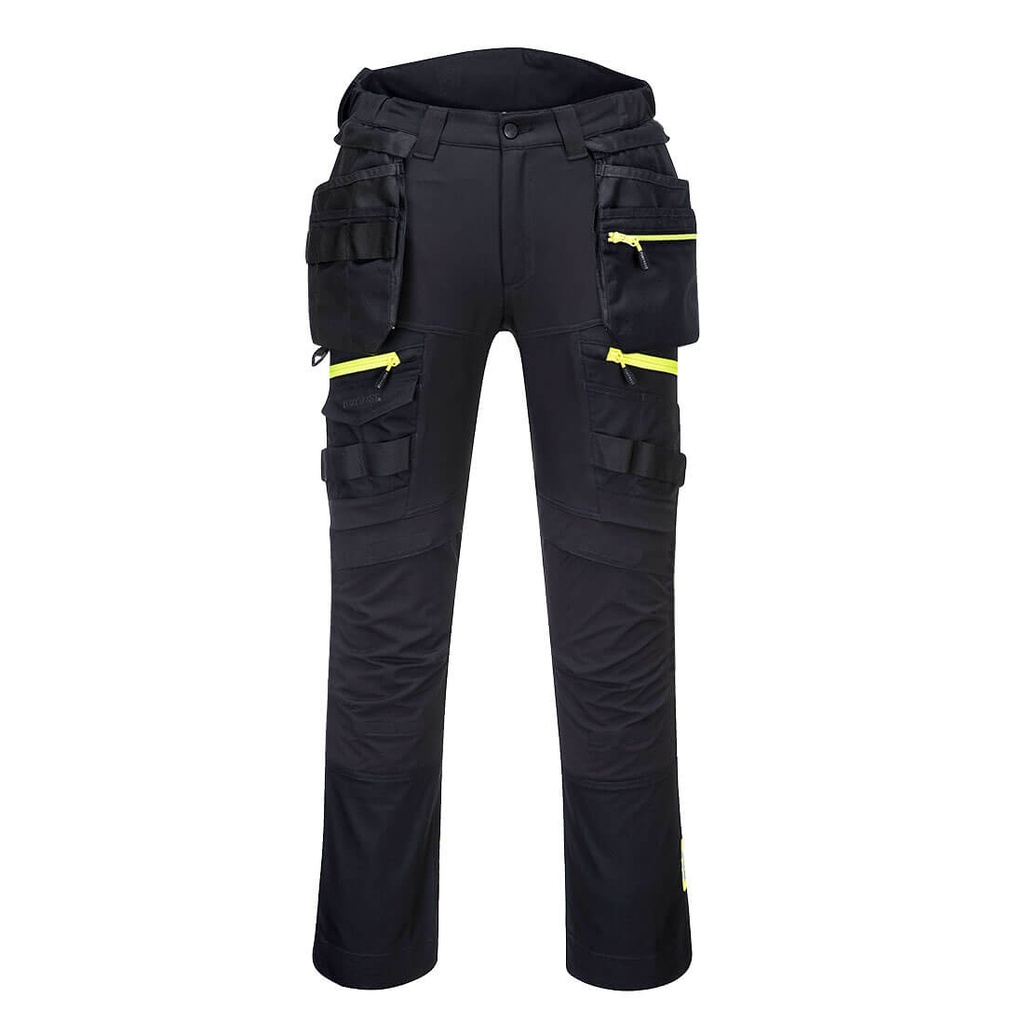 [DX452BKR26] DX4 Women's Detachable Holster Pocket Trousers (26, Black)