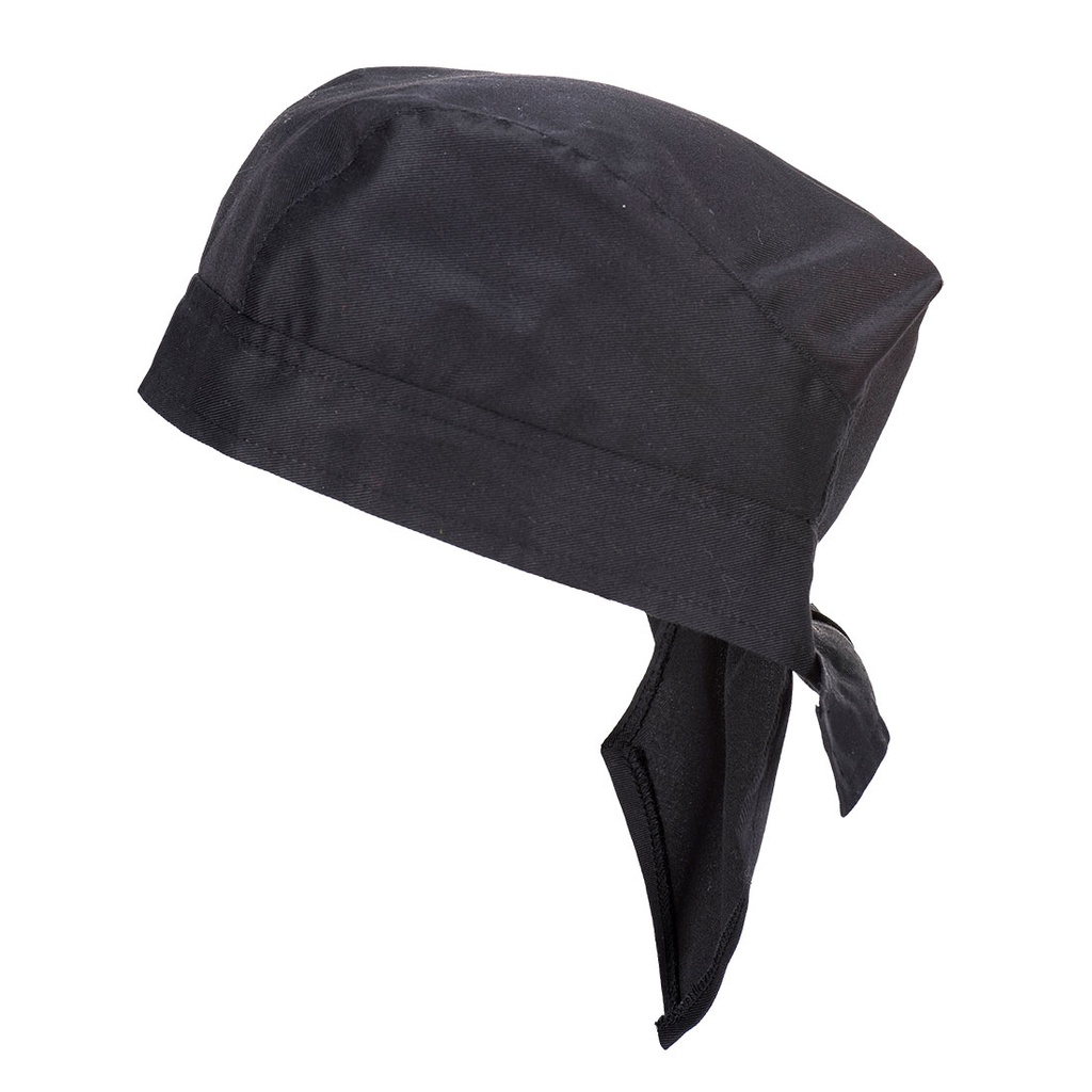 [S903BKR] Chefs Bandana (Black)