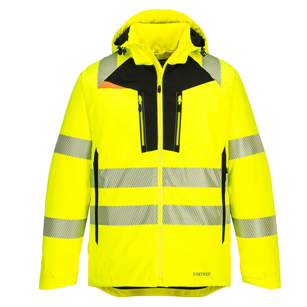 [DX461YBRXS] DX4 Hi-Vis Winter Jacket (XS, Yellow/Black)
