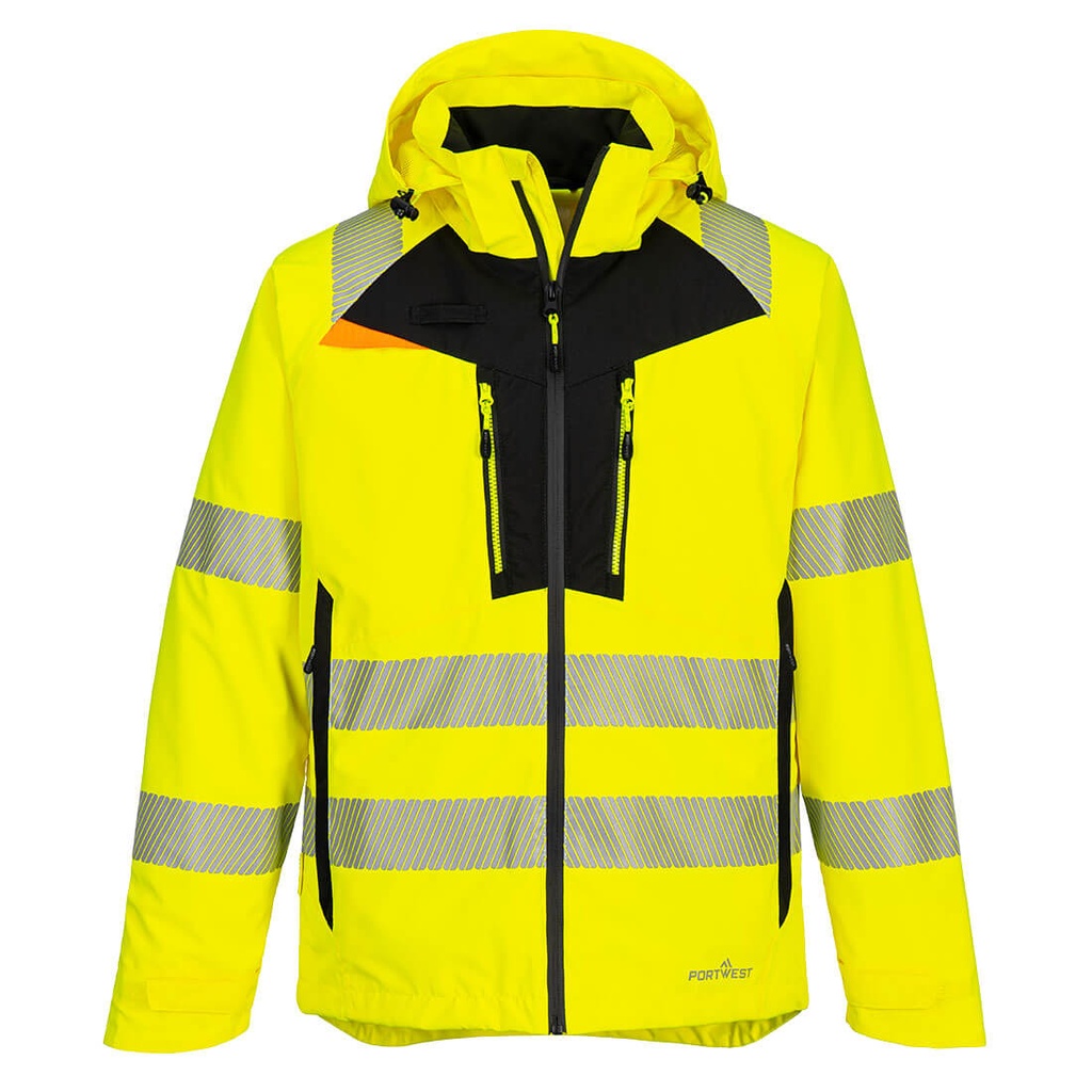 [DX462YERS] DX4 Hi-Vis Rain Jacket (S, Yellow)