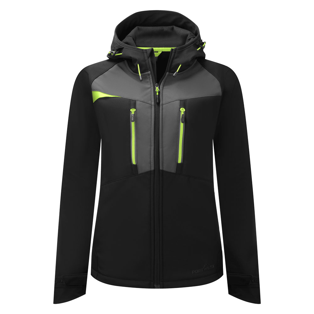 [DX486BKRXS] DX4 Women's Softshell (3L) (XS, Black)
