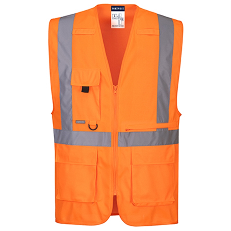 Hi-vis Executive Vest With Tablet Pocket (Yellow, S)