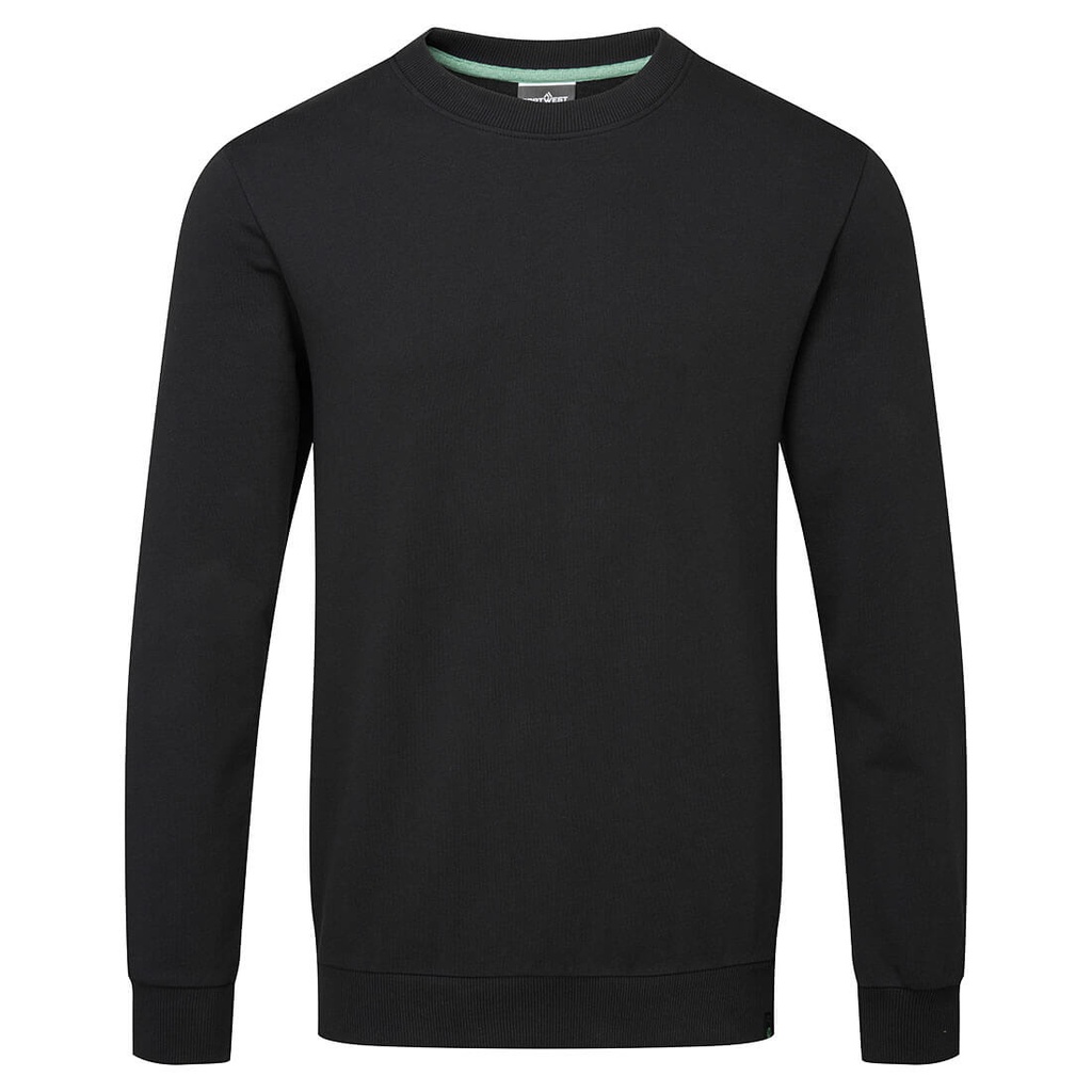 Organic Cotton Recyclable Sweatshirt (S, Black)