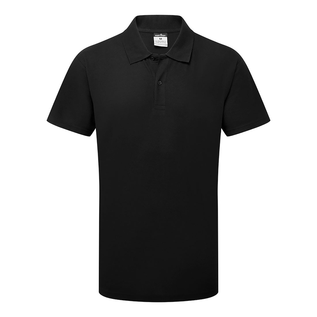 [ES210BKRXS] ES1 Essential Polo-Shirt S/S (XS, Black)