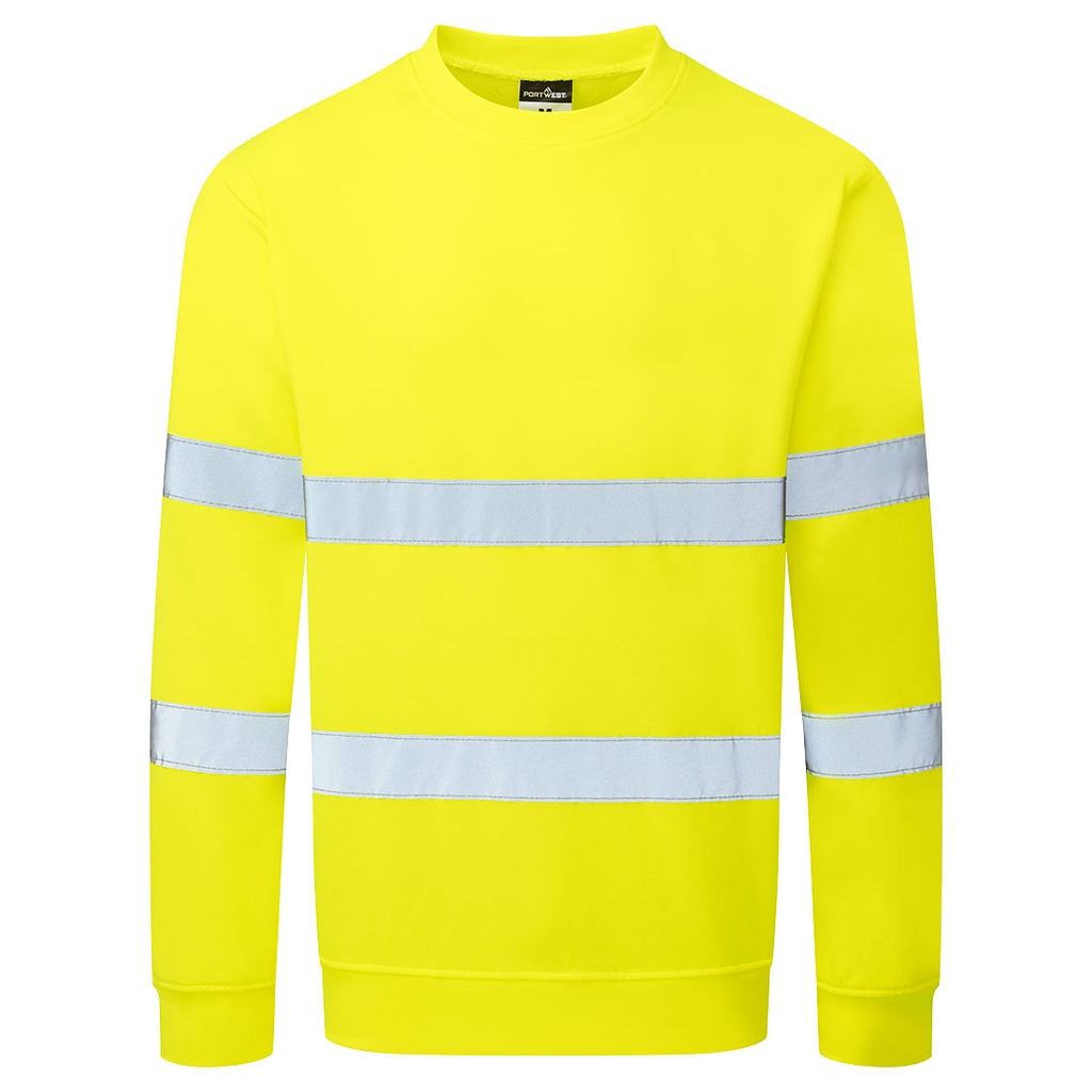 [ES303YERXS] ES1 Essential Hi-Vis Sweatshirt (XS, Yellow)