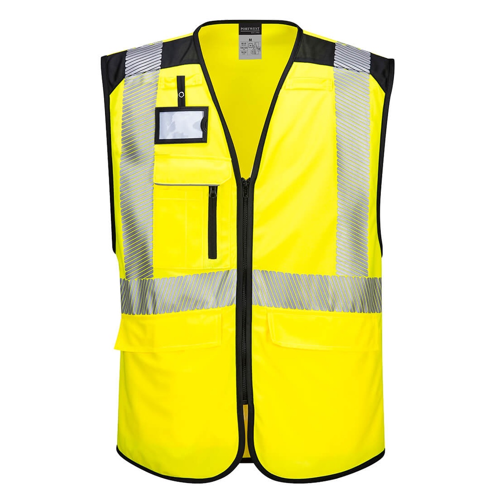 [PW309YBRS] PW3 Hi-Vis Executive Vest (S)