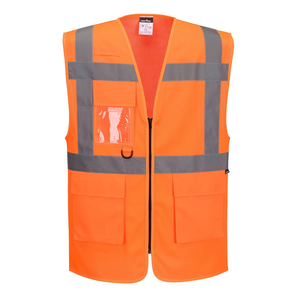 ES1 Essential Hi-Vis Mesh Executive Vest (XS, Yellow)