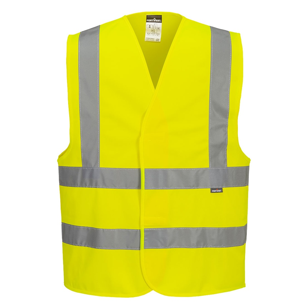 [ES470YERXS] ES1 Essential Hi-Vis Band and Brace Vest (XS, Yellow)