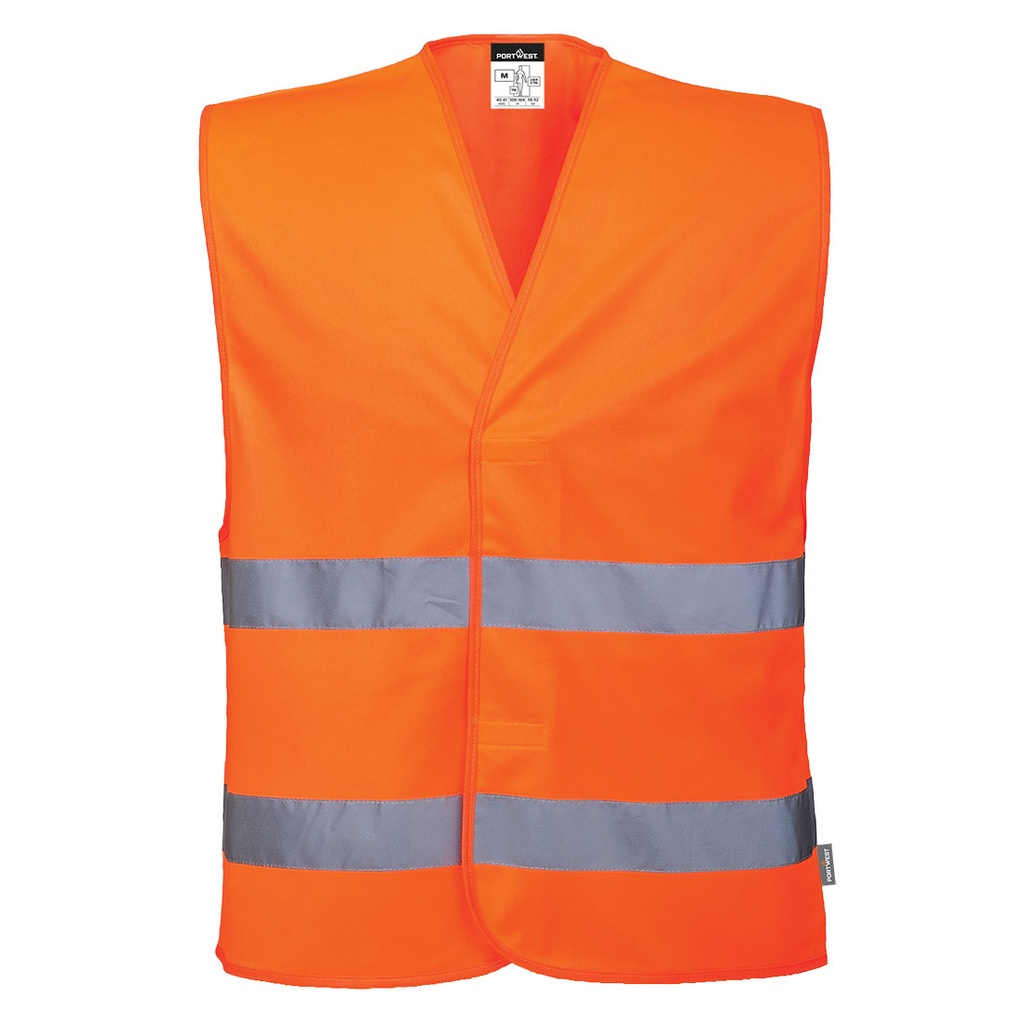 ES1 Essential Hi-Vis Two Band Vest (XS, Yellow)