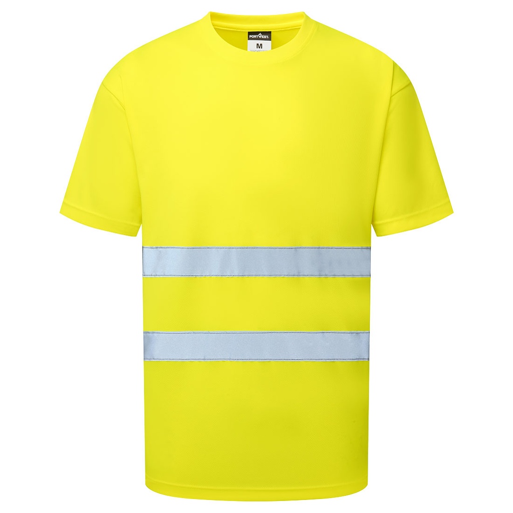 [ES478YERXS] ES1 Essential Hi-Vis T-shirt S/S (XS, Yellow)
