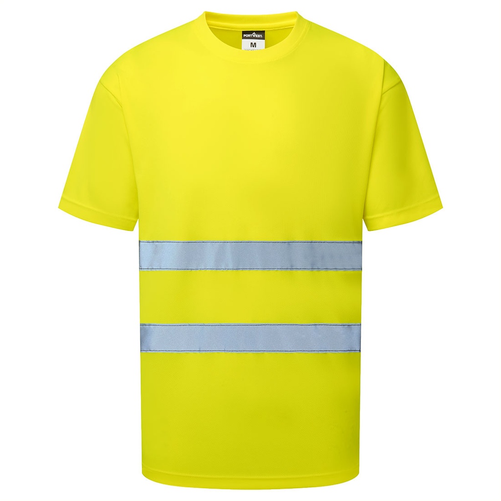 [ES478YERXS] ES1 Essential Hi-Vis T-shirt S/S (XS, Yellow)