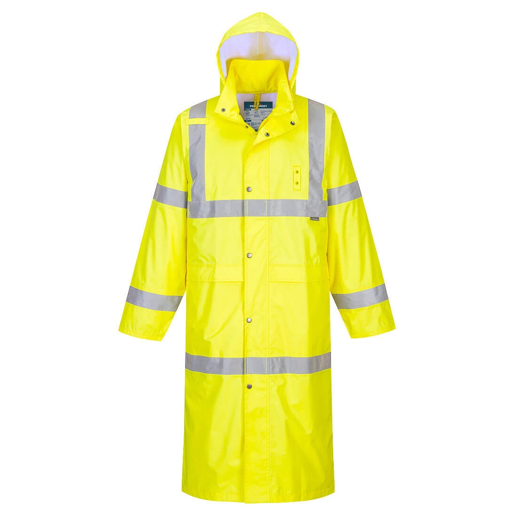 [H445YERS] Hi-Vis Rain Coat 122cm (Yellow, S)