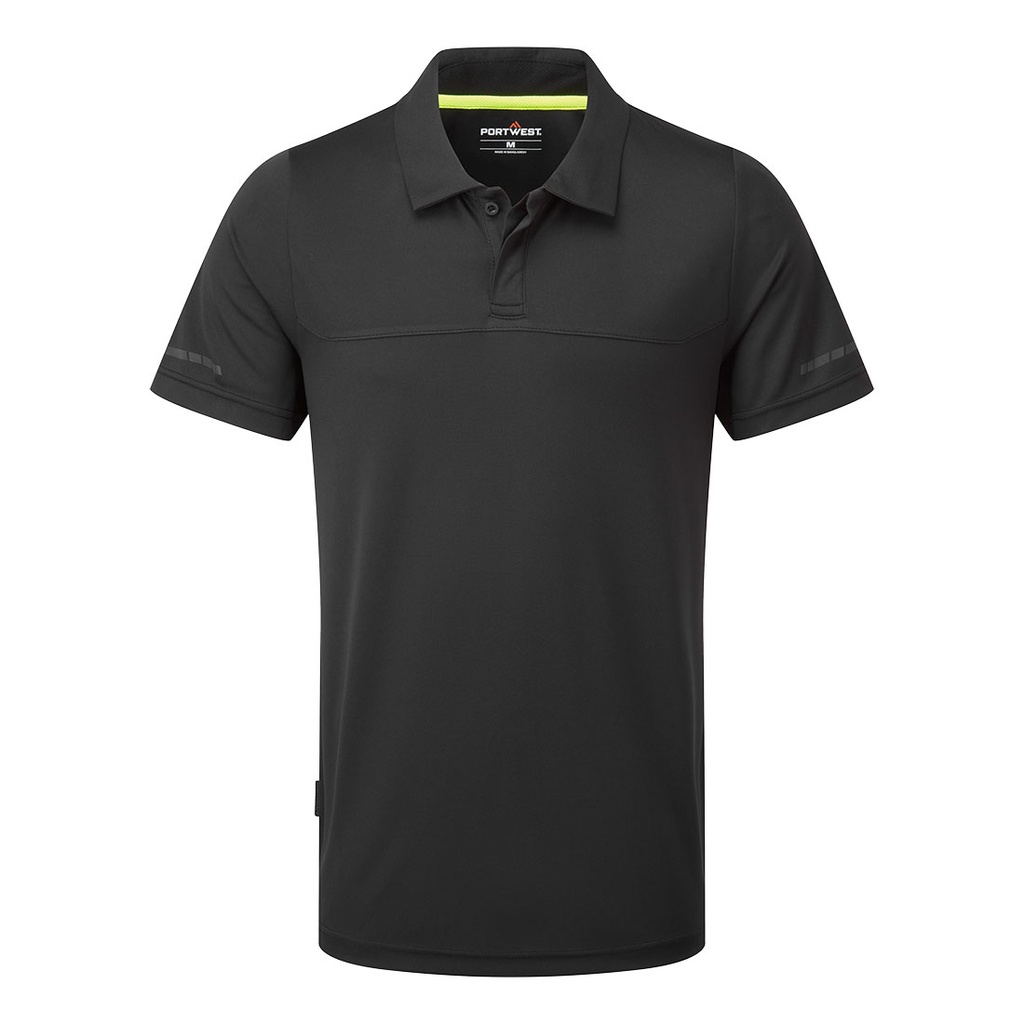 [EV410BKRS] EV4 Lightweight Polo Shirt S/S (S, Black)