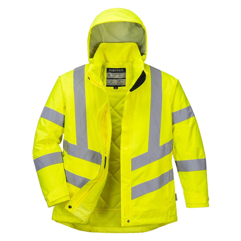 [LW74YERXS] Hi-Vis Women's Winter Jacket (Yellow, XS)