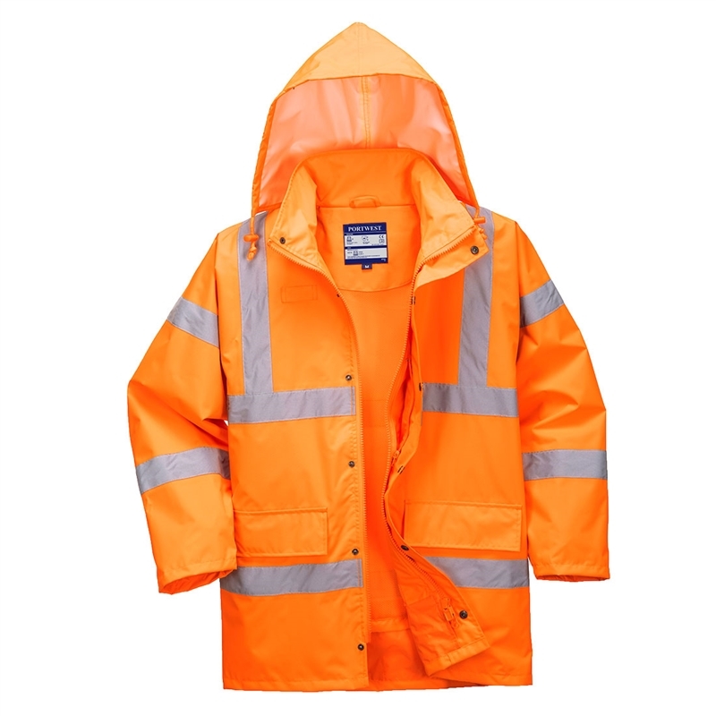Hi-Vis Breathable Traffic Jacket (Interactive) (S)