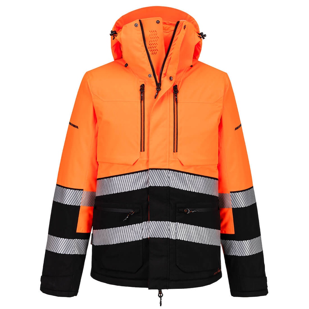 EV4 Hi-Vis Winter Jacket (S, Yellow/Black)
