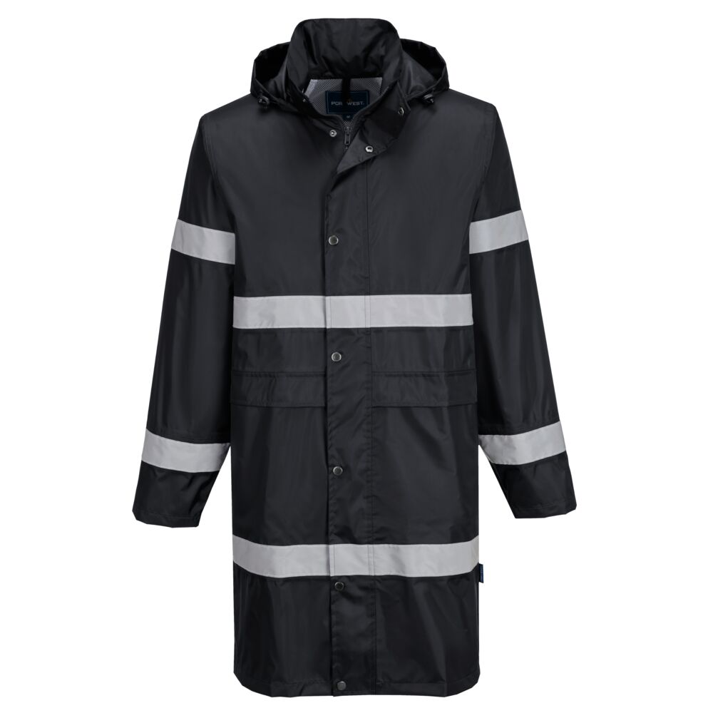 [F437BKRS] Iona Rain Coat 100cm (S, Black)