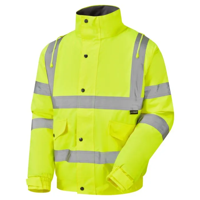 [W-BJHVYXS] Hi-Vis Bomber Jacket (Yellow, XS)