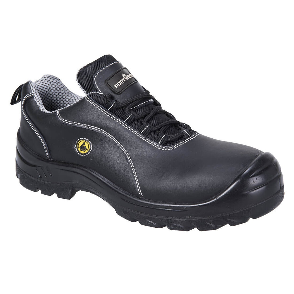 [FC02BKR40] Portwest Compositelite ESD Leather Safety Shoe S1