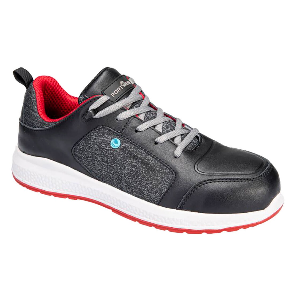 [FC07BKD37] Eco Composite Trainer S3S SR FO (37, Black/Red)