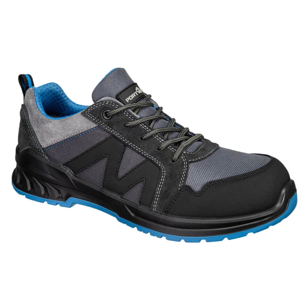 [FC23BKB36] Composite Textile & Suede Trainer S1PS SR FO (36)