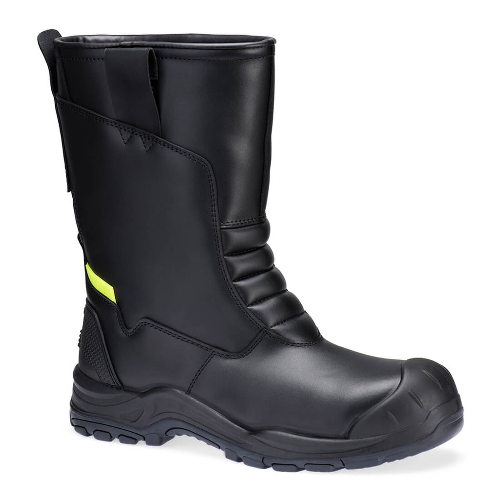 [FD07BKR35] Steel Leather Winter Rigger Boot S3L SC HRO CI SR (35)