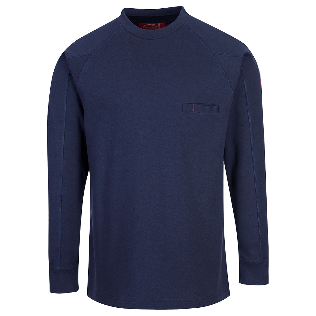 [FR33NARS] Bizflame Knit FR Long Sleeve T-Shirt (S, Navy)
