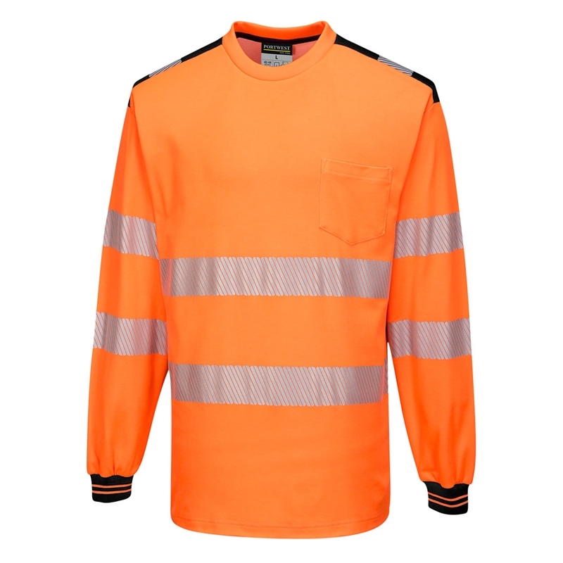 PW3 Hi-Vis T-Shirt L/S (Yellow/Black, S)